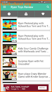 Ryan Toys Review And Ryan's Family Review screenshot