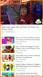 Ryan Toys Review Videos screenshot