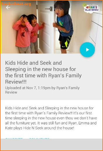 Ryan's Family Review screenshot
