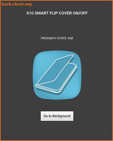 s10 Smart flip cover on/off screenshot