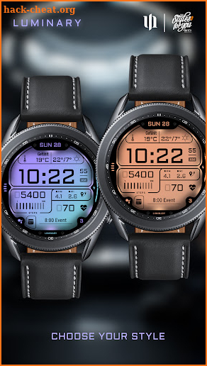 S4U Luminary - LCD watch face screenshot