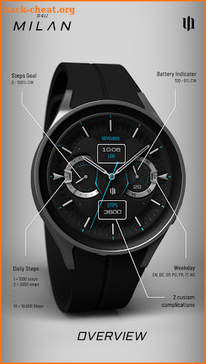 S4U Milan - Luxury watch face screenshot