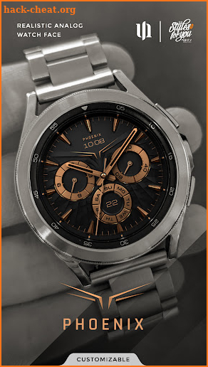 S4U Phoenix Luxury Watch Face screenshot