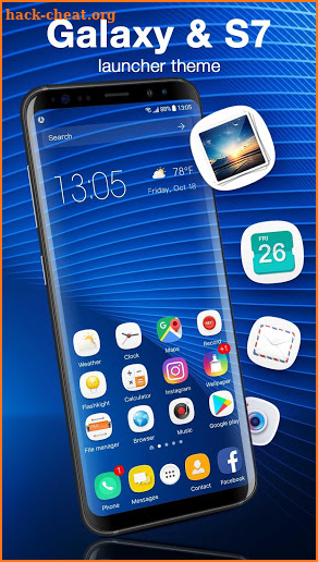 S7 launcher for GALAXY phone screenshot