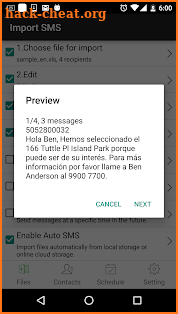 SA Group Text screenshot