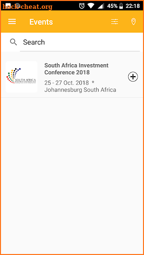 SA Investment Conference 2018 screenshot