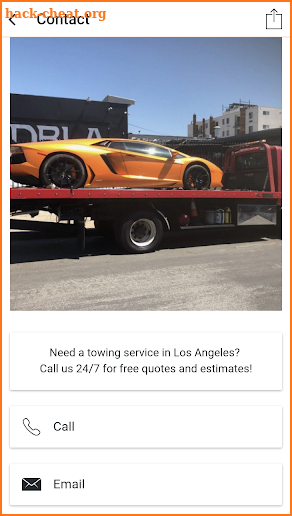 Saar Shani Towing Los Angeles screenshot