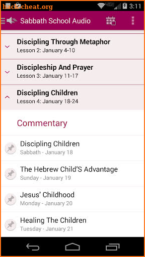 Sabbath School Audio Quarterly screenshot