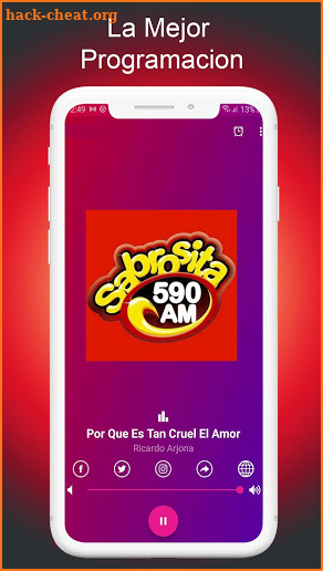 Sabrosita 590 AM screenshot