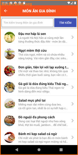 Sách Nấu Ăn - 365 món ăn ngon mỗi ngày offline screenshot