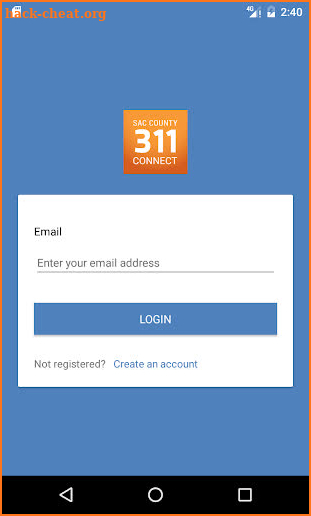 Sacramento County 311 Connect screenshot