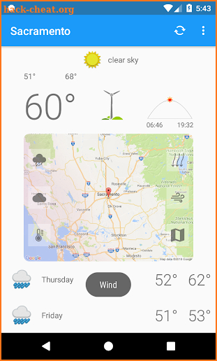 Sacramento,CA - weather and more screenshot