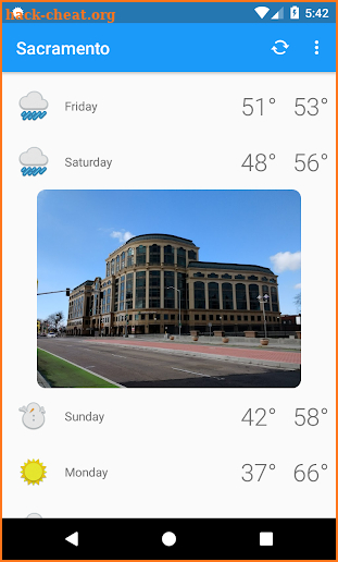 Sacramento,CA - weather and more screenshot
