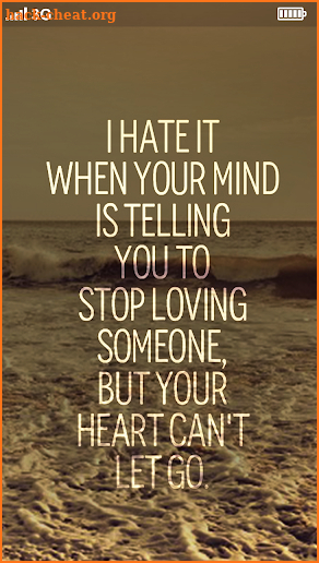 Sad Broken Heart Quotes Wallpaper screenshot