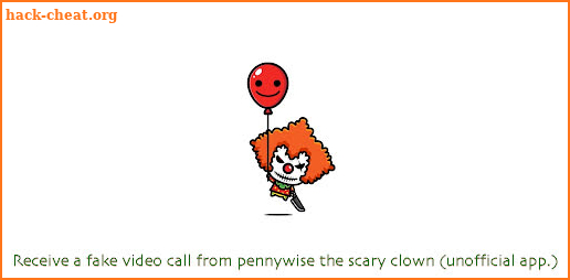 Sad clown faces video call simulate - Secret joker screenshot