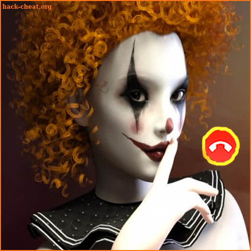 Sad clown faces video call simulate - Secret joker screenshot