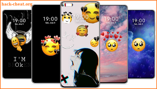 😔Sad Emoji Wallpaper 💔 screenshot
