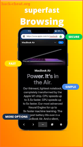 Safari Browser - IOS 15 screenshot