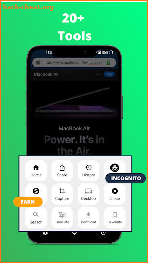 Safari Browser - IOS 15 screenshot