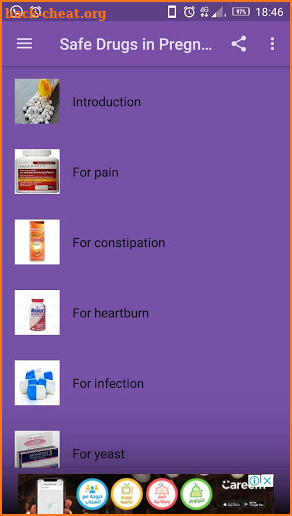 Safe Drugs in Pregnancy screenshot
