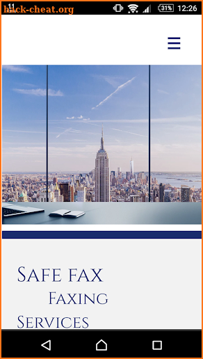 Safe Fax- Send fax from phone screenshot