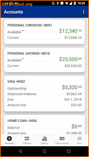SAFE Federal Credit Union screenshot
