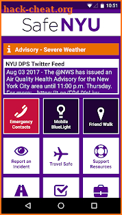 Safe NYU screenshot