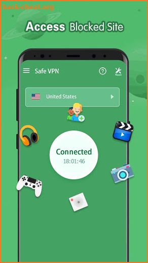 Safe VPN - Free Unlimited Fast Proxy VPN screenshot