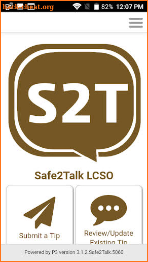 Safe2Talk LCSO screenshot