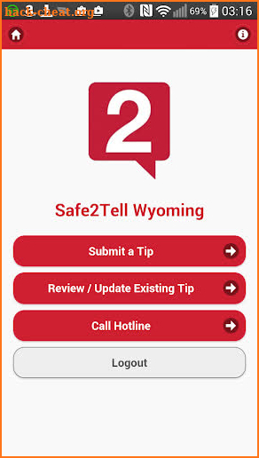 Safe2Tell Wyoming screenshot