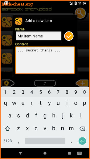 SafeBox password manager screenshot