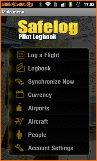 Safelog Pilot Logbook screenshot