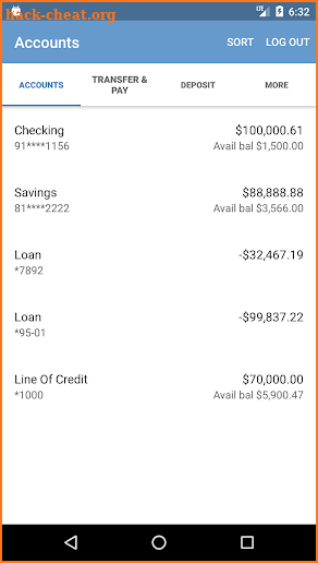 SAFENET Mobile Banking screenshot