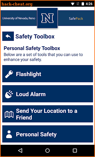 SafePack screenshot