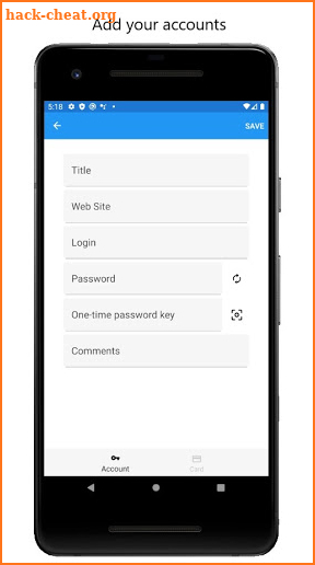 SafeProfiles - Password Manager screenshot