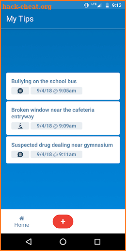 SafeSchools Alert screenshot
