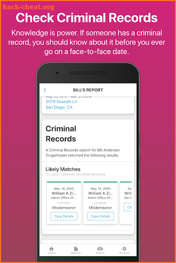 SafeSwipe: Background Check Your Dates screenshot