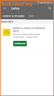 Safety in Action Conference screenshot
