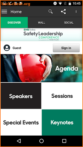 Safety Leadership Conference screenshot