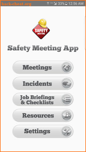 Safety Meeting App screenshot