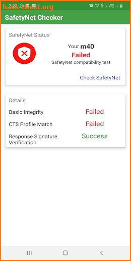 SafetyNet Checker Pro screenshot