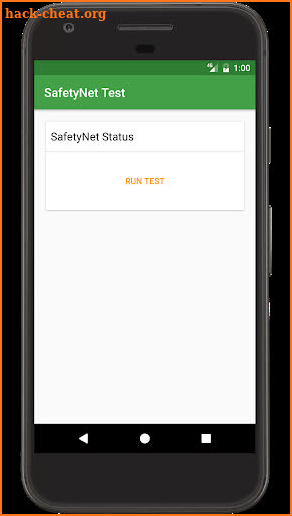 SafetyNet Test screenshot