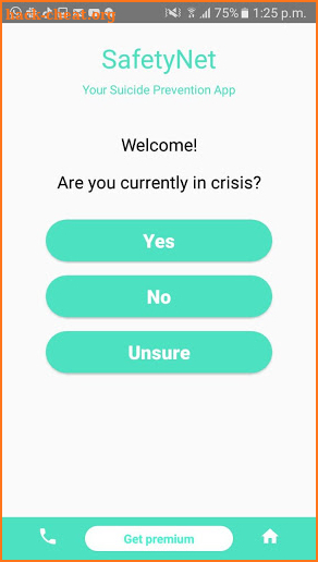 SafetyNet: Your Suicide Prevention App screenshot
