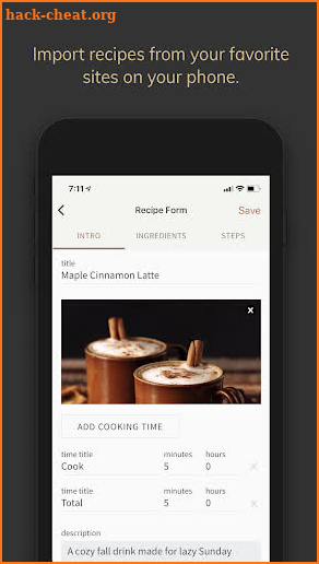 Saffron: Your Digital Cookbook screenshot