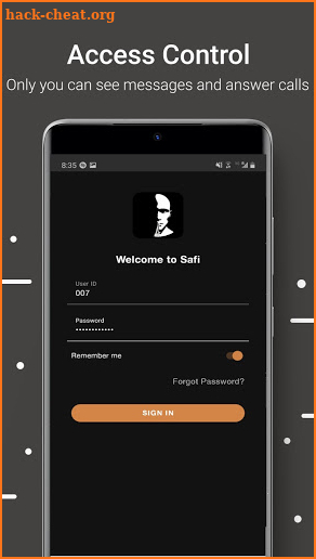 Safi - Stealth Messenger screenshot