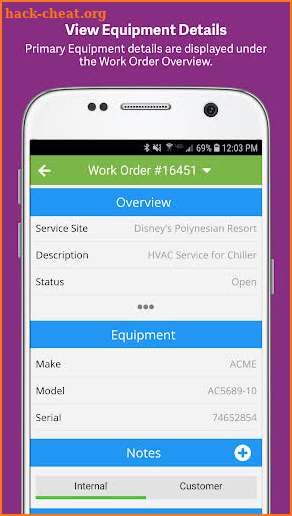 Sage Service Operations mobile screenshot