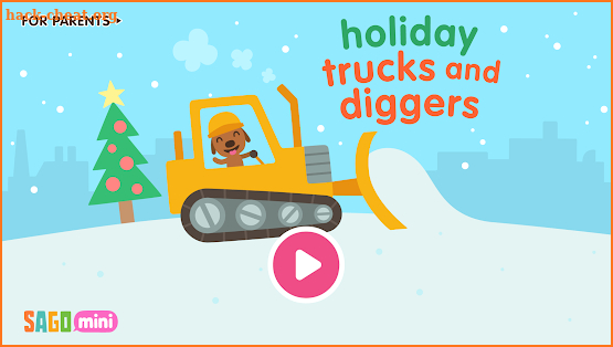 Sago Mini Holiday Trucks and Diggers screenshot