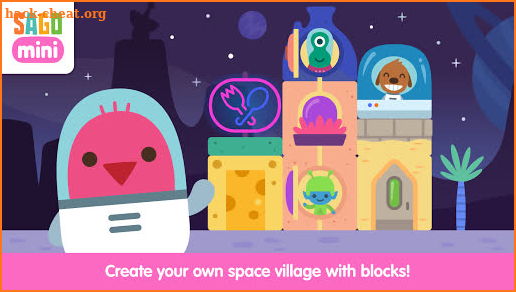 Sago Mini Space Blocks screenshot
