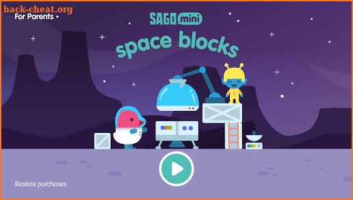 Sago Mini Space Blocks Builder screenshot