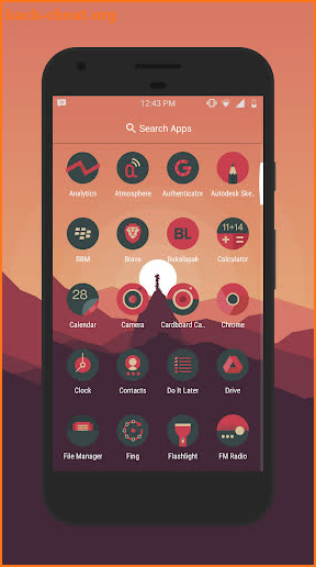 Sagon Circle Icon Pack: Dark UI screenshot